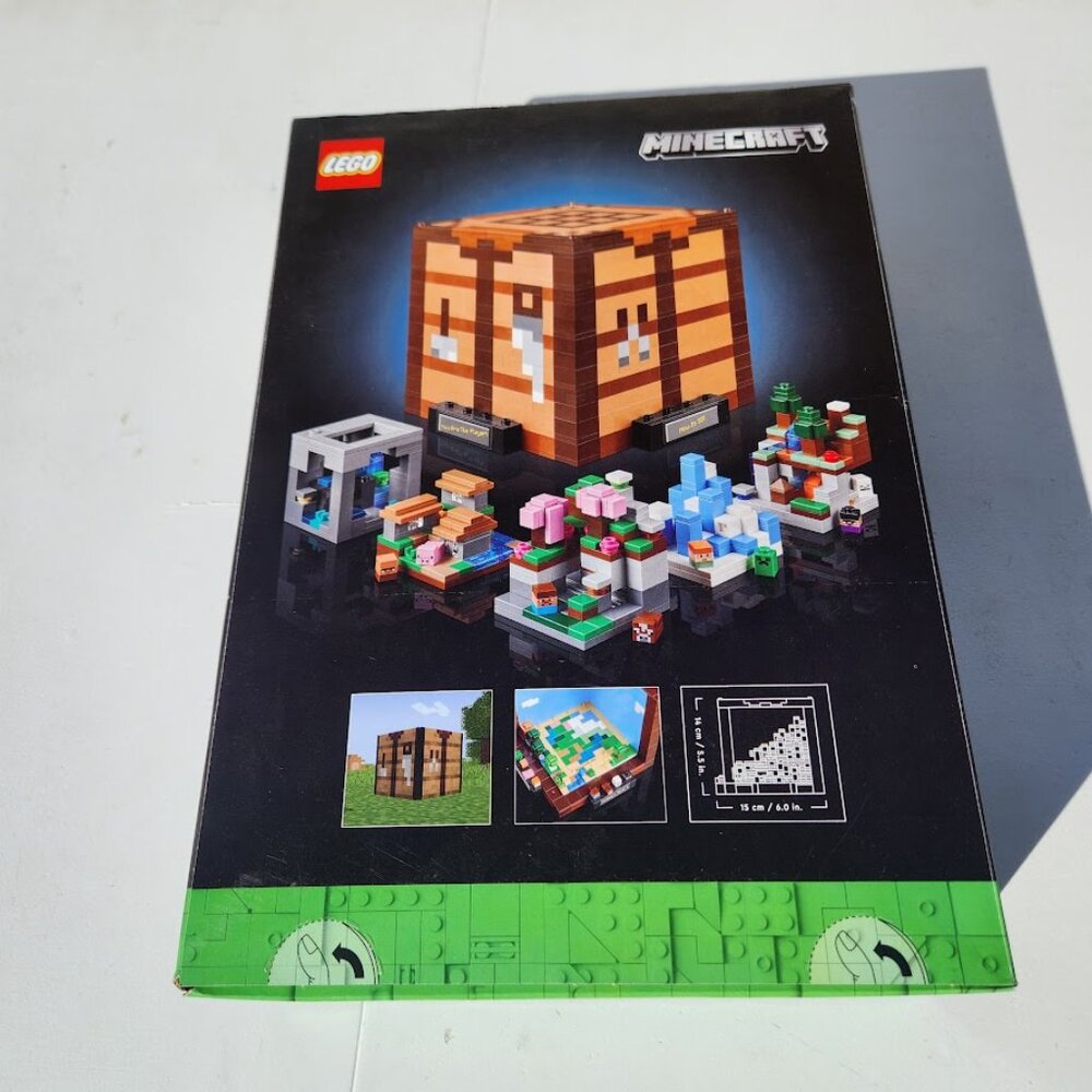New LEGO Minecraft Crafting Table Toy Building Set 21265 Minecraft Figures, Mobs - Picture 12 of 15